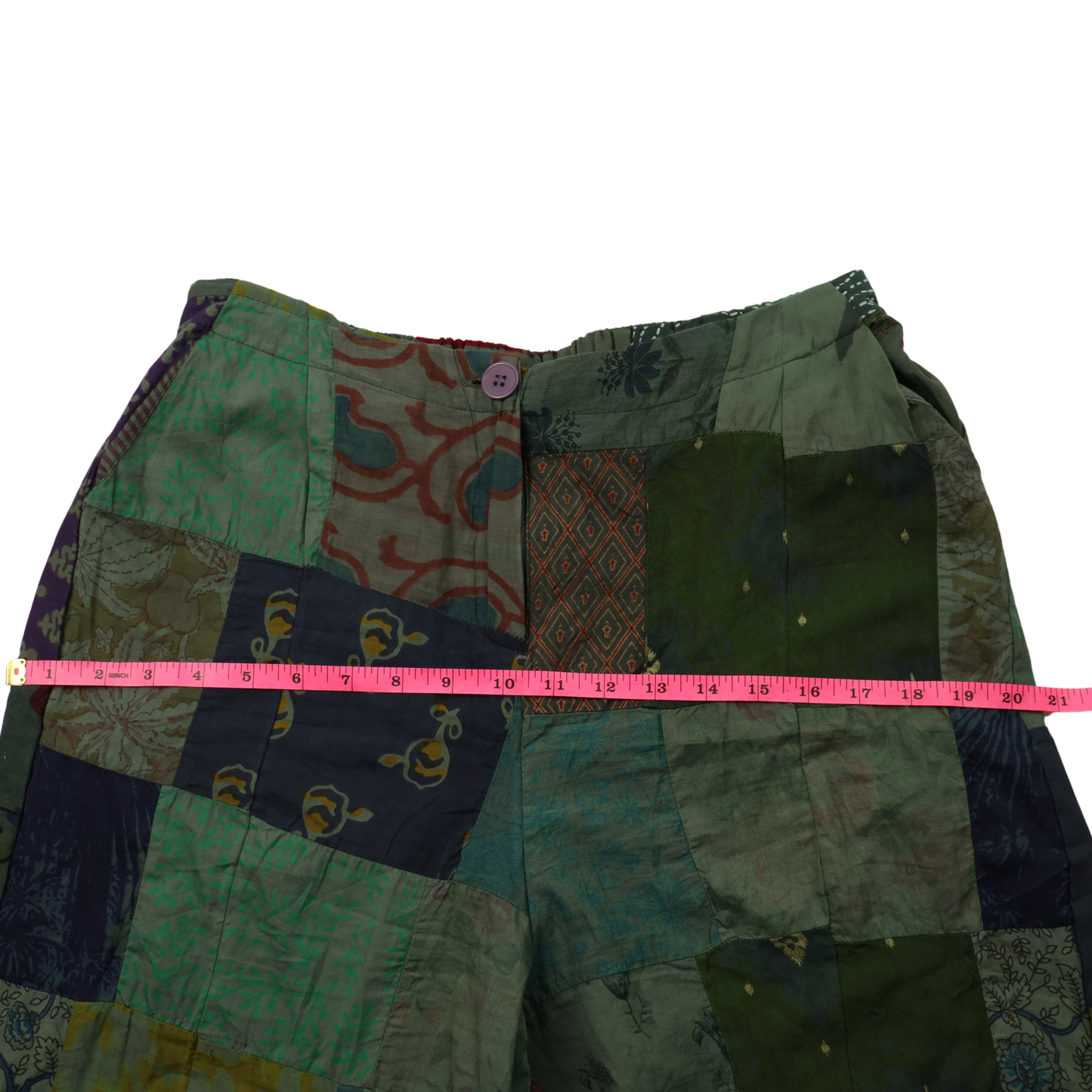 Earthbound Patchwork Balloon Pants – Size Medium