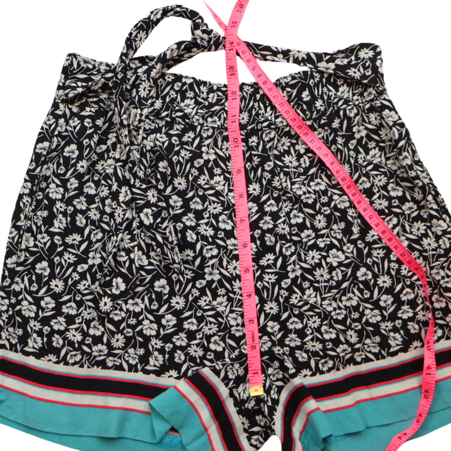 Maeve by Anthropologie Floral Tie Waist Shorts | High Rise Relaxed Fit | XS