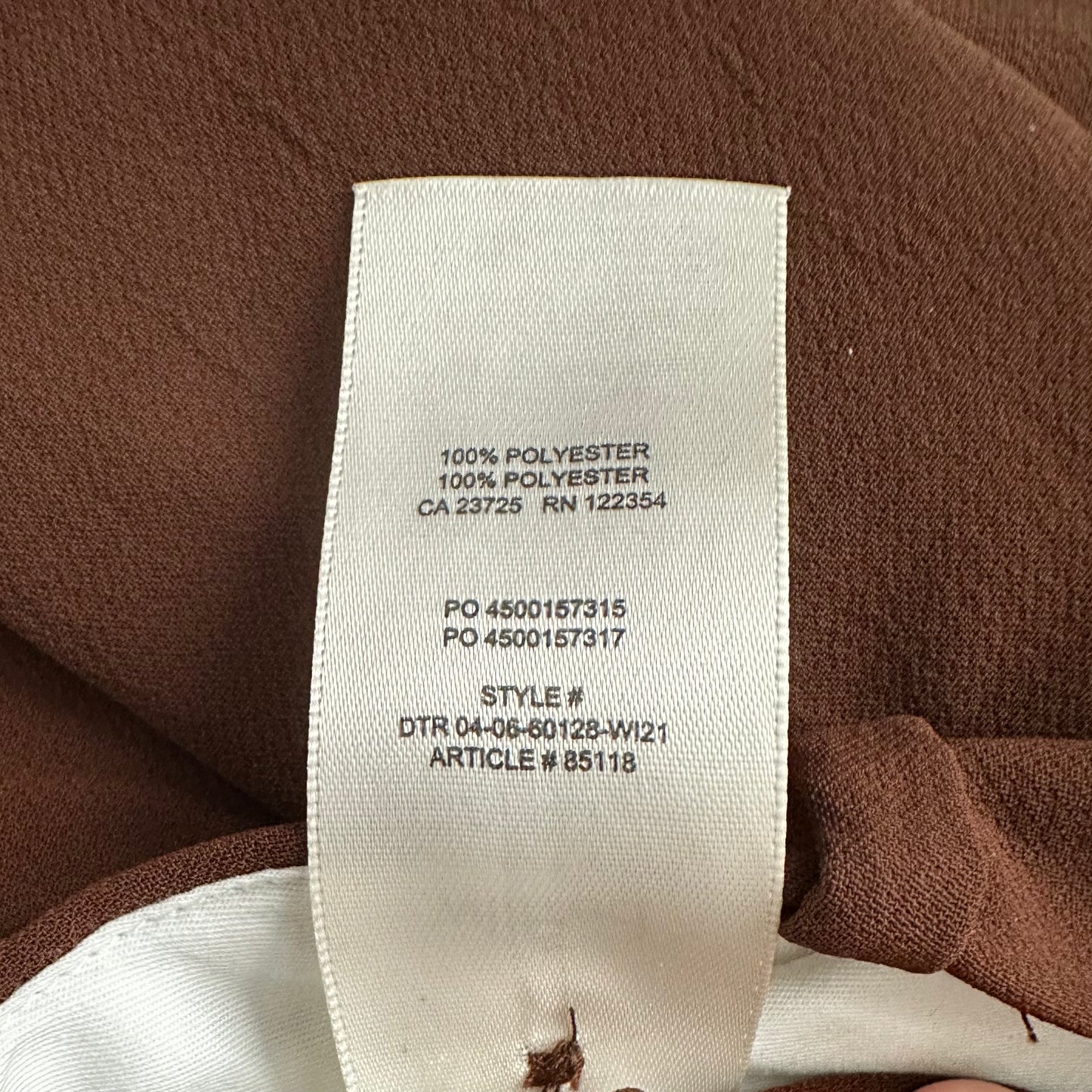 Wilfred Brown High-Rise Tailored Shorts – Size 2 – Aritzia Minimal Chic