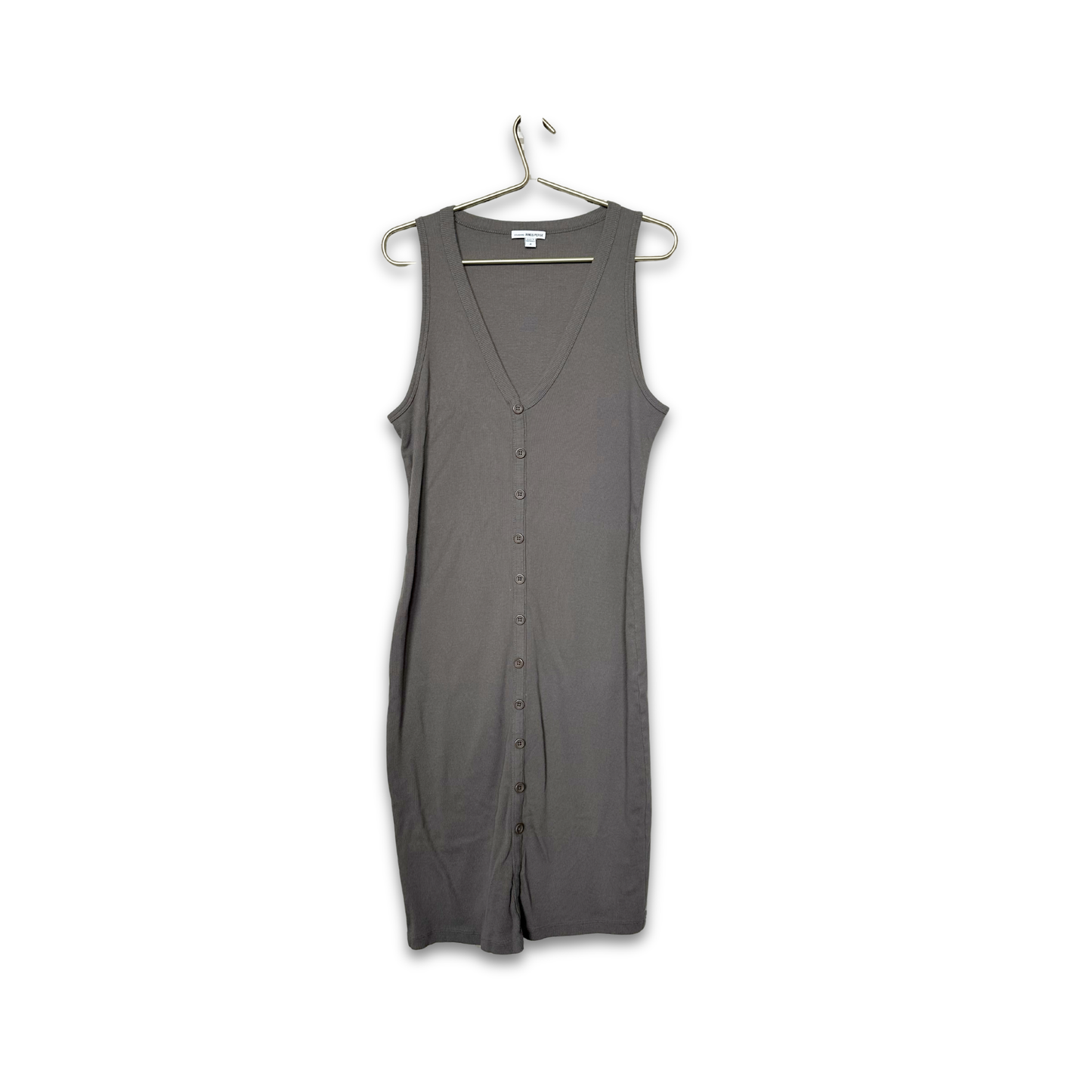 James Perse Standard Tank Dress – Espresso Brown | Size 4