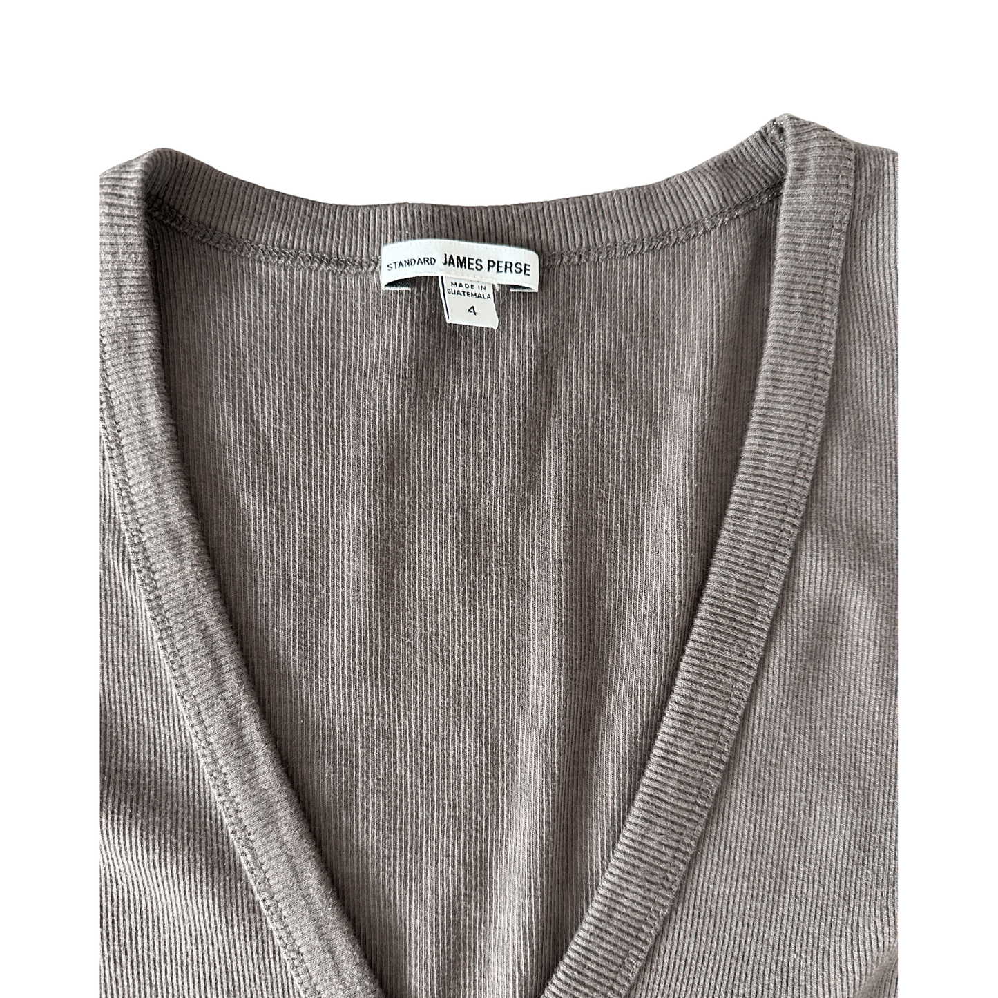 James Perse Standard Tank Dress – Espresso Brown | Size 4