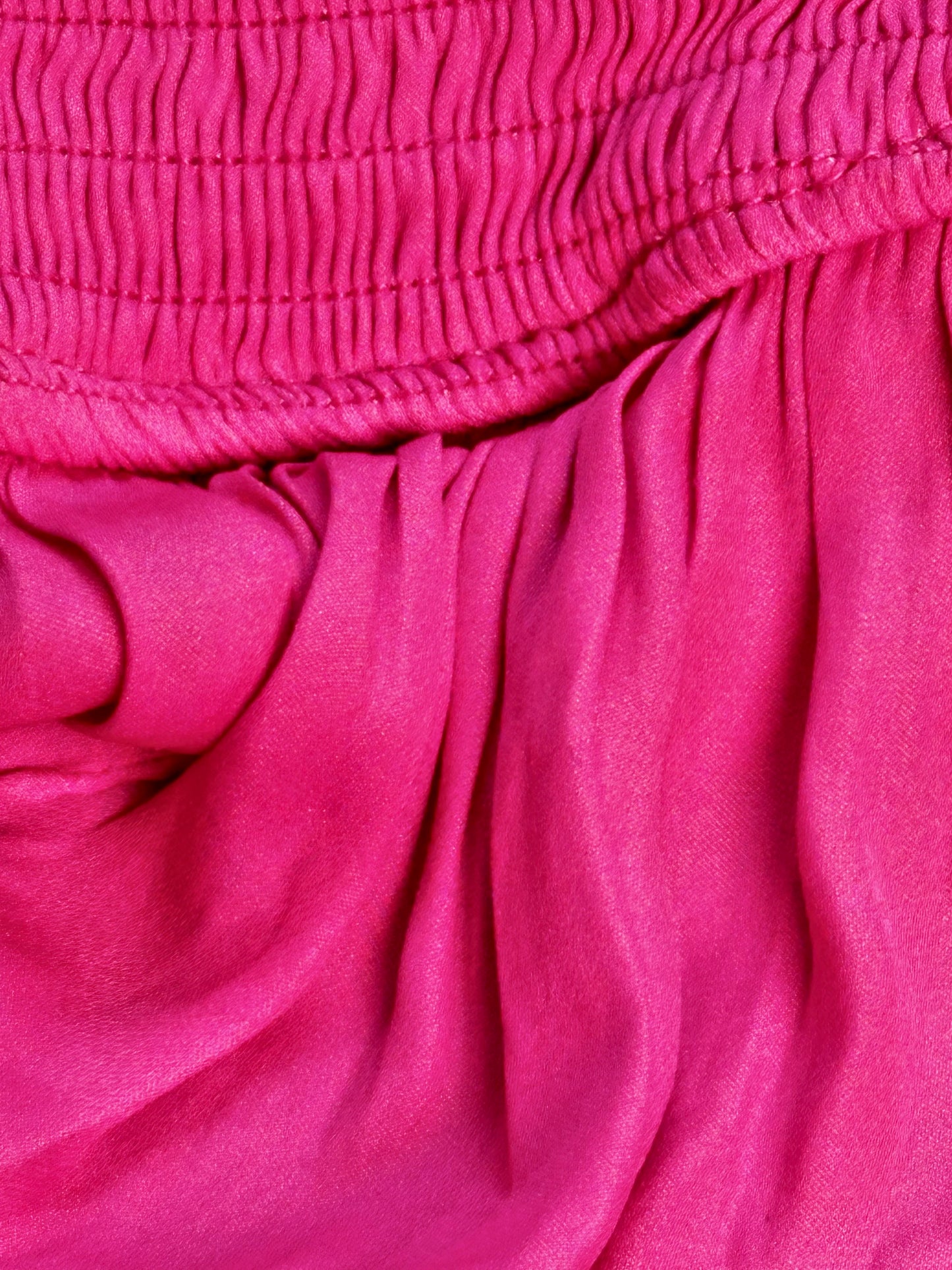 Mustard Seed Tiered Mini Skirt – Fuchsia | Size Medium