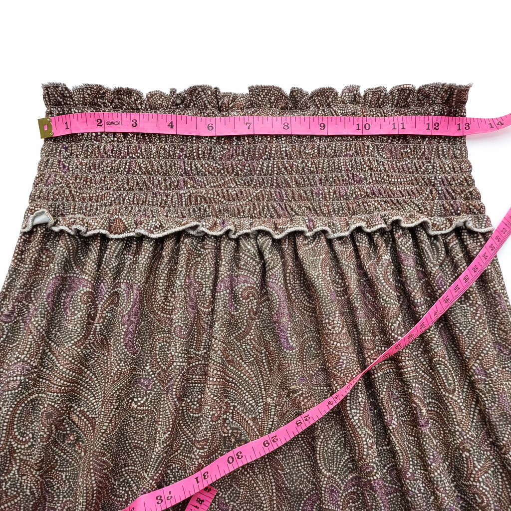 DR2 Multicolor Paisley Maxi Skirt – Size Medium
