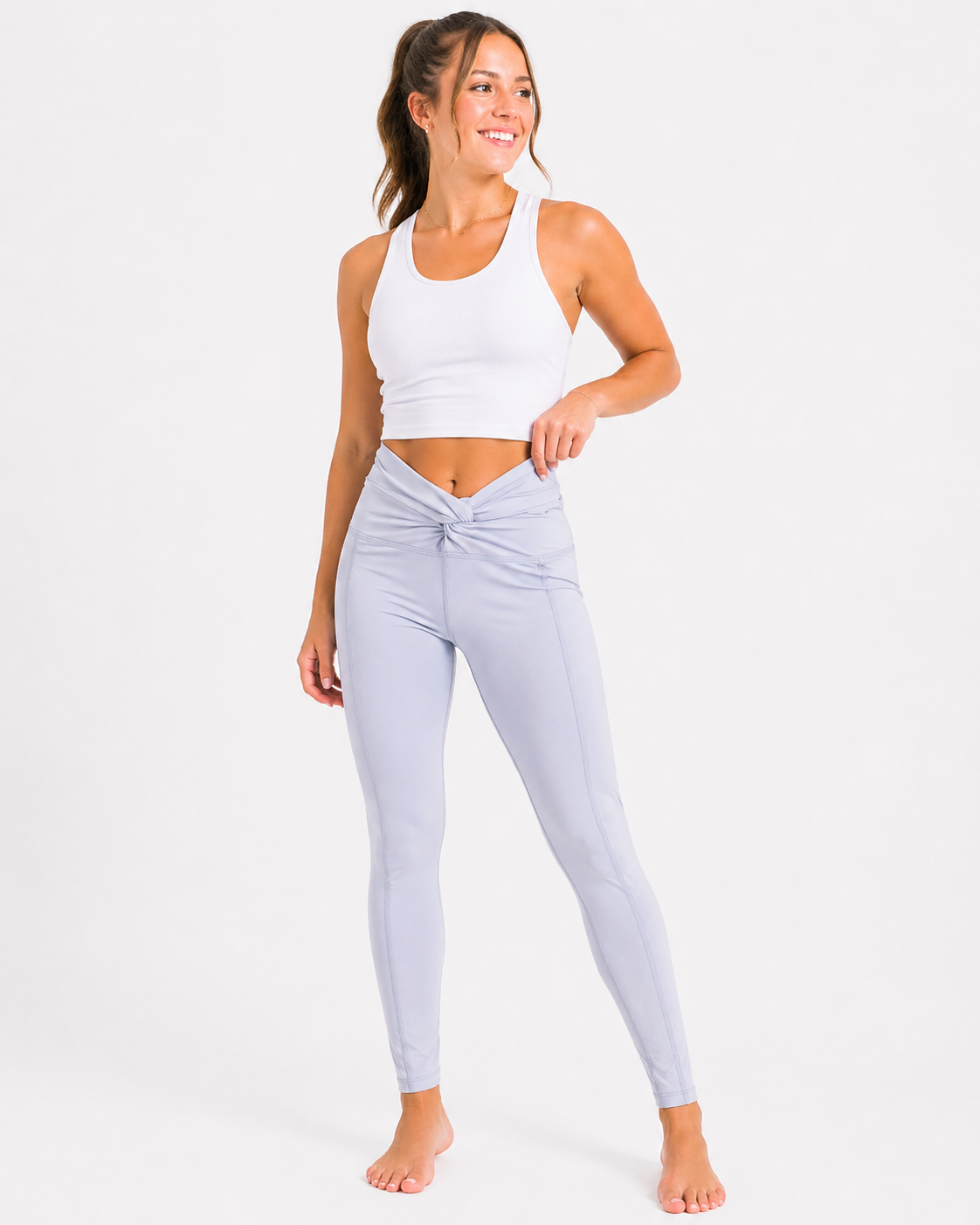 Free People Movement Leggings XS NWT | Baby Blue High Rise Activewear